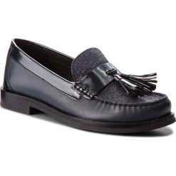 Mokasyny GEOX - D Promethea C D64R3C 04377 C4078 Navy/Dk Navy. Niebieskie mokasyny damskie Geox, ze skóry ekologicznej. W wyprzedaży za 299.00 zł.
