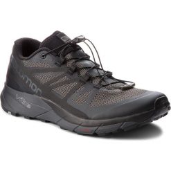 Buty SALOMON - Sense Ride 404849 31 V0 Black/Black/Magnet. Czarne buty sportowe męskie Salomon, z materiału. W wyprzedaży za 419.00 zł.