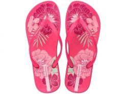 Klapki plażowe damskie Ipanema Anat Temas XV 83611 BD537. Czerwone klapki damskie Ipanema, bez wzorów, z gumy, bez obcasa. Za 98.59 zł.