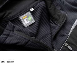 CERVA Sweter męski CERVA STIRLING STRETCH, lekki z suwakiem, kieszeń napiersiowa, odblaskowe elementy, warstwa pośrednia - czarny XL. Czarne bluzy męskie CERVA, m, bez wzorów, bez kaptura. Za 109.99 zł.