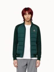 Bluza Le Coq Sportif Hybride. Zielone bluzy męskie le coq sportif, m, z aplikacjami, z bawełny, bez kaptura. Za 490.00 zł.