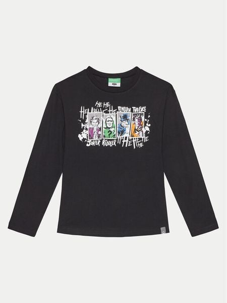 United Colors Of Benetton Bluzka 3ATNC10MG Czarny Regular Fit. Czarne t-shirty dla chłopców United Colors Of Benetton, bez wzorów, z bawełny, bez ramiączek. Za 59.99 zł.