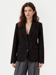 ONLY Marynarka Raven 15338389 Czarny Slim Fit. Czarne żakiety damskie Only, bez wzorów, z syntetyku. Za 199.99 zł.