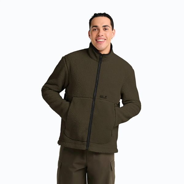 Bluza polarowa męska Jack Wolfskin Stone Lite. Zielone bluzy męskie Jack Wolfskin, m, bez wzorów, z materiału, bez kaptura. Za 579.99 zł.