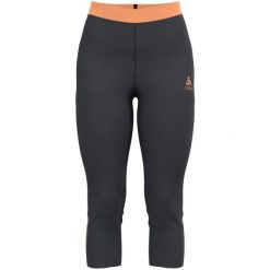 Legginsy termoaktywne damskie Odlo REVELSTOKE PW 150. Niebieskie legginsy sportowe damskie Odlo, l, bez wzorów, z materiału, narciarskie. Za 499.99 zł.