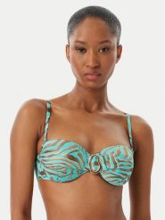 Selmark Góra od bikini BN716 Turkusowy. Niebieskie bikini damskie Selmark, bez wzorów. Za 379.99 zł.