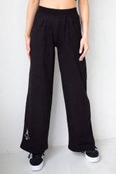 Spodnie dresowe damskie szerokie 2skin I love pilates black. Czarne spodnie dresowe damskie 2SkIN, s, bez wzorów, z bawełny. Za 259.00 zł.