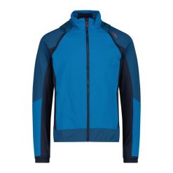 Kurtka turystyczna z odpinanymi rękawami CMP. Niebieskie kurtki sportowe męskie CMP, bez wzorów, trekkingowe. Za 449.50 zł.