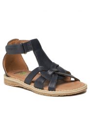 Primigi Sandały 3933244 S Niebieski. Niebieskie sandały dziewczęce Primigi, ze skóry, bez zapięcia. Za 189.99 zł.