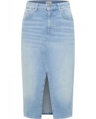 Damska spódnica Maxi Mustang Style Eureka Denim Skirt Denim Blue 1016566 5000 201. Niebieskie spódnice damskie Mustang, bez wzorów, z denimu, maxi. Za 169.99 zł.