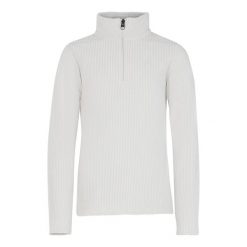 Bluza z zamkiem 1/4 dla dziewczynki Protest Zora. Białe bluzy dla dziewczynek Protest, bez wzorów, z materiału, bez ramiączek, bez kaptura. Za 210.00 zł.