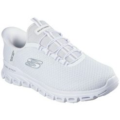 Buty sportowe męskie Skechers Glide step Noxus. Białe buty sportowe męskie Skechers, bez zapięcia. Za 390.00 zł.