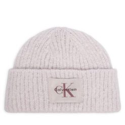 Czapka Calvin Klein. Czerwone czapki i kapelusze damskie Calvin Klein, na zimę, bez wzorów. Za 209.99 zł.