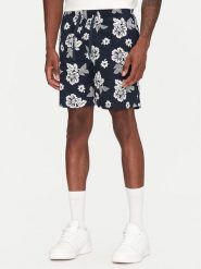 Tommy Jeans Szorty materiałowe Slub Aop Beach DM0DM21947 Granatowy Regular Fit. Niebieskie szorty męskie Tommy Jeans, m, bez wzorów, z bawełny. Za 189.99 zł.