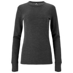 Koszulka termoaktywna damska Whistler Cerro Merino. Czarne koszulki sportowe damskie Whistler, bez wzorów, bez kołnierzyka, bez ramiączek, narciarskie. Za 219.99 zł.