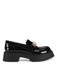 Nine West Loafersy WFA2998-1 Czarny. Czarne mokasyny damskie Nine West, ze skóry. Za 229.99 zł.