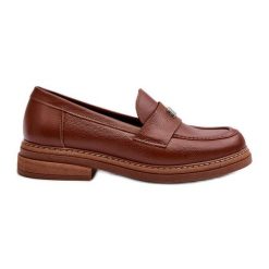 Zazoo 20165 Skórzane Mokasyny Damskie Brązowe. Brązowe mokasyny damskie ze skóry, eleganckie. Za 449.82 zł.