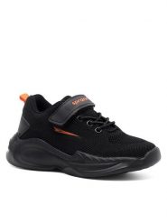Sprandi Sneakersy CP66-23018(IV)CH Czarny. Czarne buty sportowe chłopięce Sprandi, bez wzorów, z materiału, bez zapięcia. Za 89.99 zł.