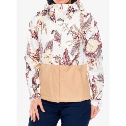Kurtka przeciwdeszczowa damska Columbia Hikebound Printed Jacket. Czerwone kurtki damskie Columbia, bez wzorów, bez kaptura. Za 413.99 zł.