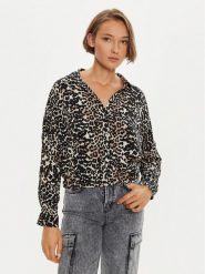 ONLY Koszula Mezzy 15345191 Czarny Regular Fit. Czarne bluzki damskie Only, m, bez wzorów, z wiskozy, bez kołnierzyka, bez ramiączek. Za 109.99 zł.