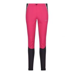 Spodnie narciarskie dla kobiet CMP. Fioletowe spodnie sportowe damskie CMP, bez wzorów, narciarskie. Za 342.00 zł.