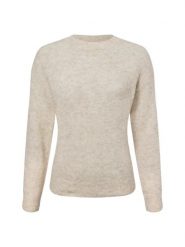 Msch Copenhagen Sweter Kobiety beżowy, M/L. Brązowe swetry damskie MSCH Copenhagen, l, bez wzorów, z dzianiny, eleganckie, bez kołnierzyka, bez ramiączek, bez kaptura. Za 349.95 zł.