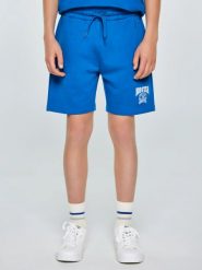 Szorty chłopięce dresowe ciemnoniebieskie Baron 402. Niebieskie szorty dla chłopców Big Star, bez wzorów, z bawełny, młodzieżowe. Za 79.99 zł.