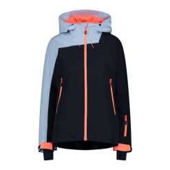 Kurtka damska turystyczna CMP 32Z4186. Niebieskie kurtki sportowe damskie CMP, na zimę, bez wzorów, bez kaptura, narciarskie. W wyprzedaży za 734.99 zł.