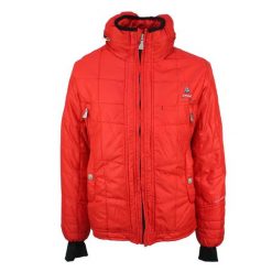 Kurtka narciarska dla dzieci Peak Mountain Ecapa. Czerwone kurtki i płaszcze dla chłopców Peak Mountain, na zimę, bez wzorów, z puchu, bez kaptura. Za 153.50 zł.