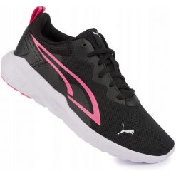 Damskie buty sportowe do biegania Puma All-Day Active. Czarne obuwie sportowe damskie Puma, bez wzorów, do biegania. Za 119.00 zł.