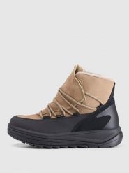 4F Buty zimowe śniegowce SNOWDROP z membraną damskie - beżowe 41. Brązowe śniegowce i trapery damskie 4f, z gumy, za kostkę. Za 349.99 zł.