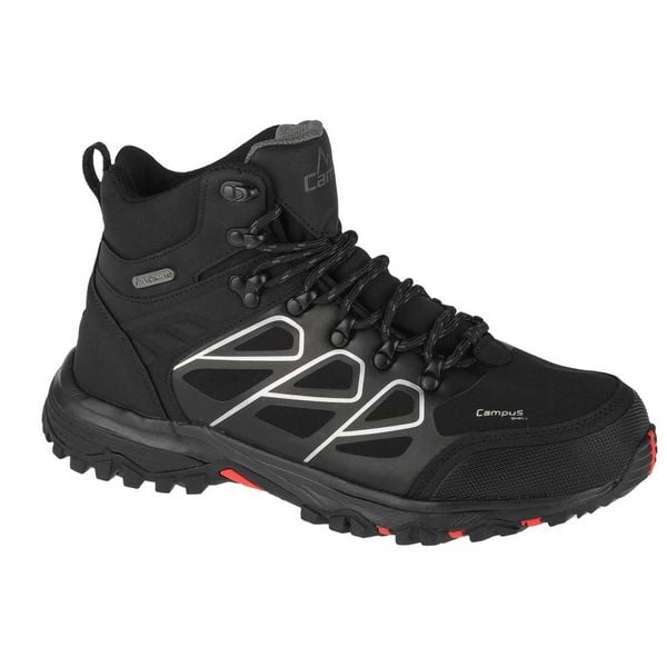 Buty trekkingowe męskie, Campus Kamet. Czarne trekkingi męskie Campus, trekkingowe. Za 239.99 zł.