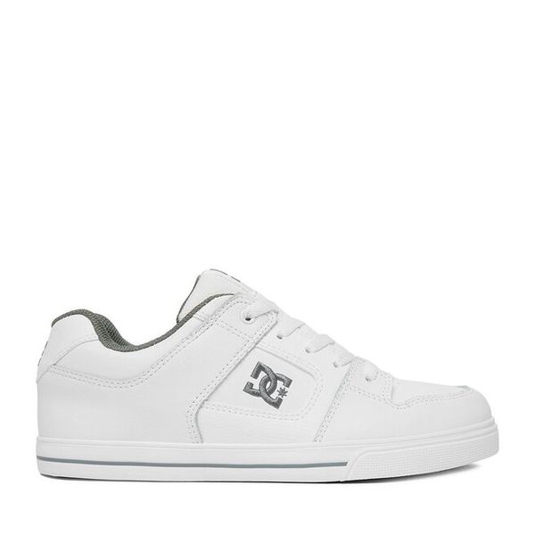 Sneakersy DC Shoes. Białe trampki i tenisówki chłopięce DC Shoes, bez wzorów, bez zapięcia. Za 145.99 zł.