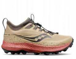 Buty trailowe damskie Saucony Peregrine 13 ST - desert/umber. Obuwie sportowe damskie Saucony, bez wzorów. Za 578.99 zł.