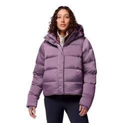 Kurtka Columbia Amaze Puff™ Hooded Jacket Damskie. Fioletowe kurtki damskie Columbia, na zimę, m, bez wzorów, z materiału, z kapturem. Za 950.15 zł.