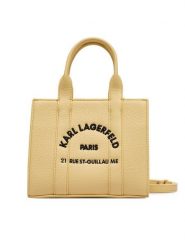 KARL LAGERFELD Torebka B1W30042 Żółty. Żółte torebki do ręki damskie KARL LAGERFELD, bez wzorów, ze skóry, bez dodatków. Za 649.99 zł.