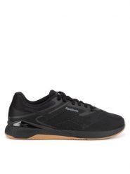 Reebok Buty na siłownię NANO X5 100209359 Czarny. Czarne obuwie sportowe damskie Reebok, bez wzorów, z materiału, na fitness i siłownię. Za 446.99 zł.