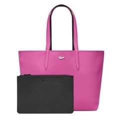 Torebka Lacoste. Czarne torebki do ręki damskie Lacoste, bez wzorów, klasyczne, bez dodatków. Za 599.99 zł.