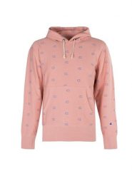 Bluza trekking męska. Czerwone bluzy męskie Champion, m, bez wzorów, z bawełny, z kapturem. Za 187.00 zł.