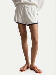 Polo Ralph Lauren Szorty sportowe 211A12956003 Biały Relaxed Fit. Białe szorty sportowe damskie Polo Ralph Lauren, s, bez wzorów, z bawełny, sportowe. Za 599.99 zł.