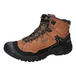 Buty trekkingowe męskie Keen Targhee Iv Mid Wp. Brązowe trekkingi męskie Keen, za kostkę, trekkingowe. Za 916.00 zł.