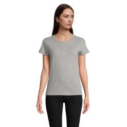 Koszulka Damska/pań Crusader Melange. Szare koszulki sportowe damskie SOL'S, s, bez wzorów, bez kołnierzyka, bez ramiączek, trekkingowe. Za 36.99 zł.