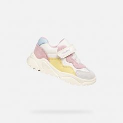 Buty GEOX B CIUFCIUF B Biały. Białe obuwie sportowe damskie Geox, bez wzorów, ze skóry, na fitness i siłownię. Za 189.99 zł.