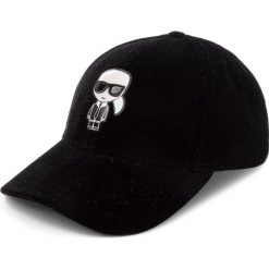 Czapka z daszkiem KARL LAGERFELD - 86KW3411 Black. Czapki i kapelusze damskie marki WED'ZE. W wyprzedaży za 259.00 zł.