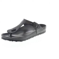 Japonki damskie Birkenstock Gizeh Eva. Czarne klapki damskie Birkenstock, bez wzorów, z materiału, bez obcasa. Za 311.00 zł.