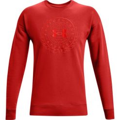 Bluza męska Under Armour Ua Rival Alma Mater. Brązowe bluzy męskie Under Armour, m, bez wzorów, z bawełny, bez kaptura, na fitness i siłownię. Za 390.00 zł.