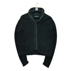 Second life - Damski czarny sweter rozpinany - Stan dobry. Czarne swetry damskie Ralph Lauren, s, bez wzorów, eleganckie, bez kołnierzyka, bez ramiączek, bez kaptura. Za 51.08 zł.