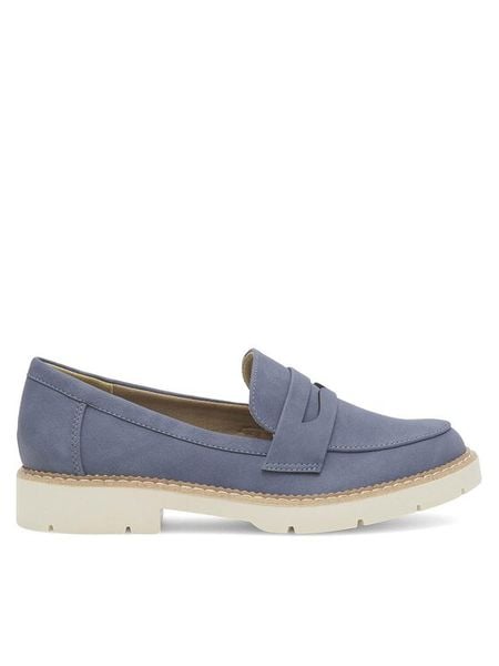Clara Barson Mokasyny WS5885-01A Niebieski. Niebieskie mokasyny damskie Clara Barson, ze skóry. Za 76.99 zł.