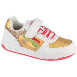 Buty sportowe Sneakersy dziewczęce, Pipe Jr 25 JPIPES. Żółte buty sportowe dziewczęce Joma, bez wzorów, bez zapięcia, trekkingowe. Za 129.99 zł.
