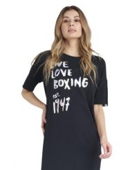 Koszulka miękki na co dzień na siłownię. Niebieskie koszulki sportowe damskie LEONE 1947 APPAREL, xs, bez wzorów, bez kołnierzyka. Za 42.06 zł.